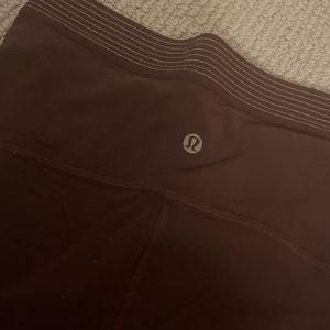 Lululemon Maroon Leggings